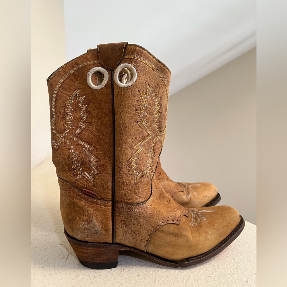 Tan Leather Ankle Boots
